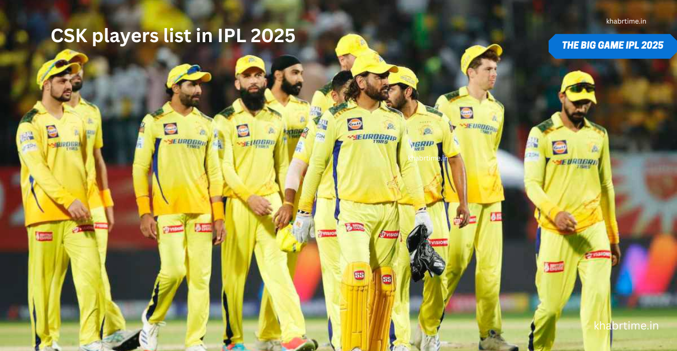 CSK players list in IPL 2025