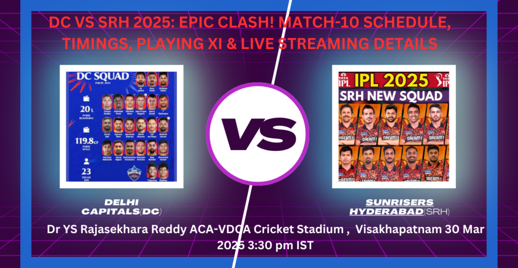 DC vs SRH 2025