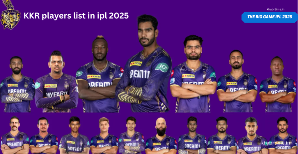 KKR players list in ipl 2025