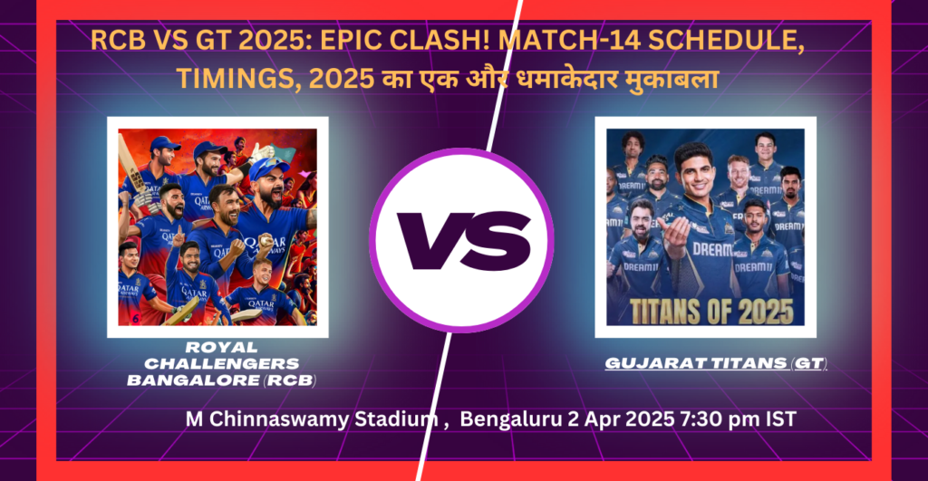 RCB vs GT 2025